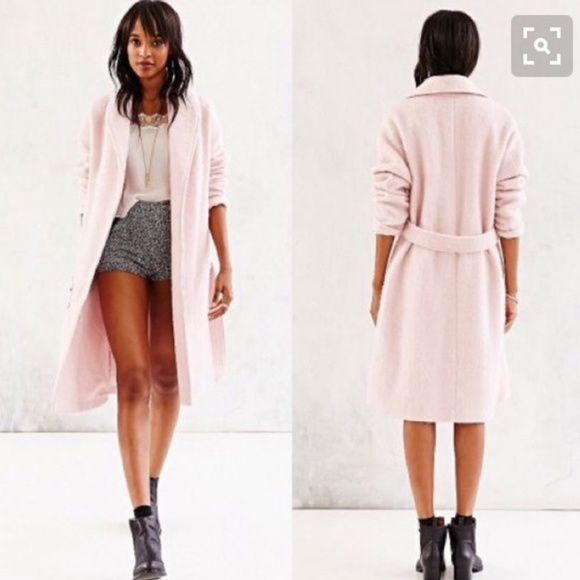 UO blush pink Coat - Picture 1 of 5